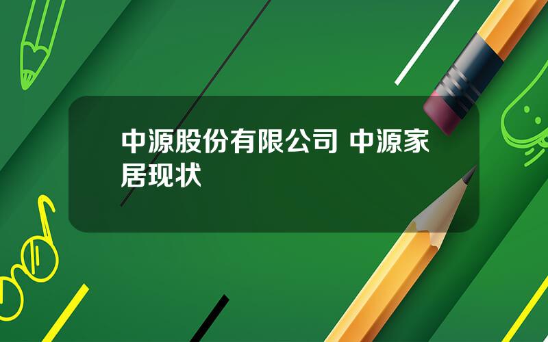 中源股份有限公司 中源家居现状